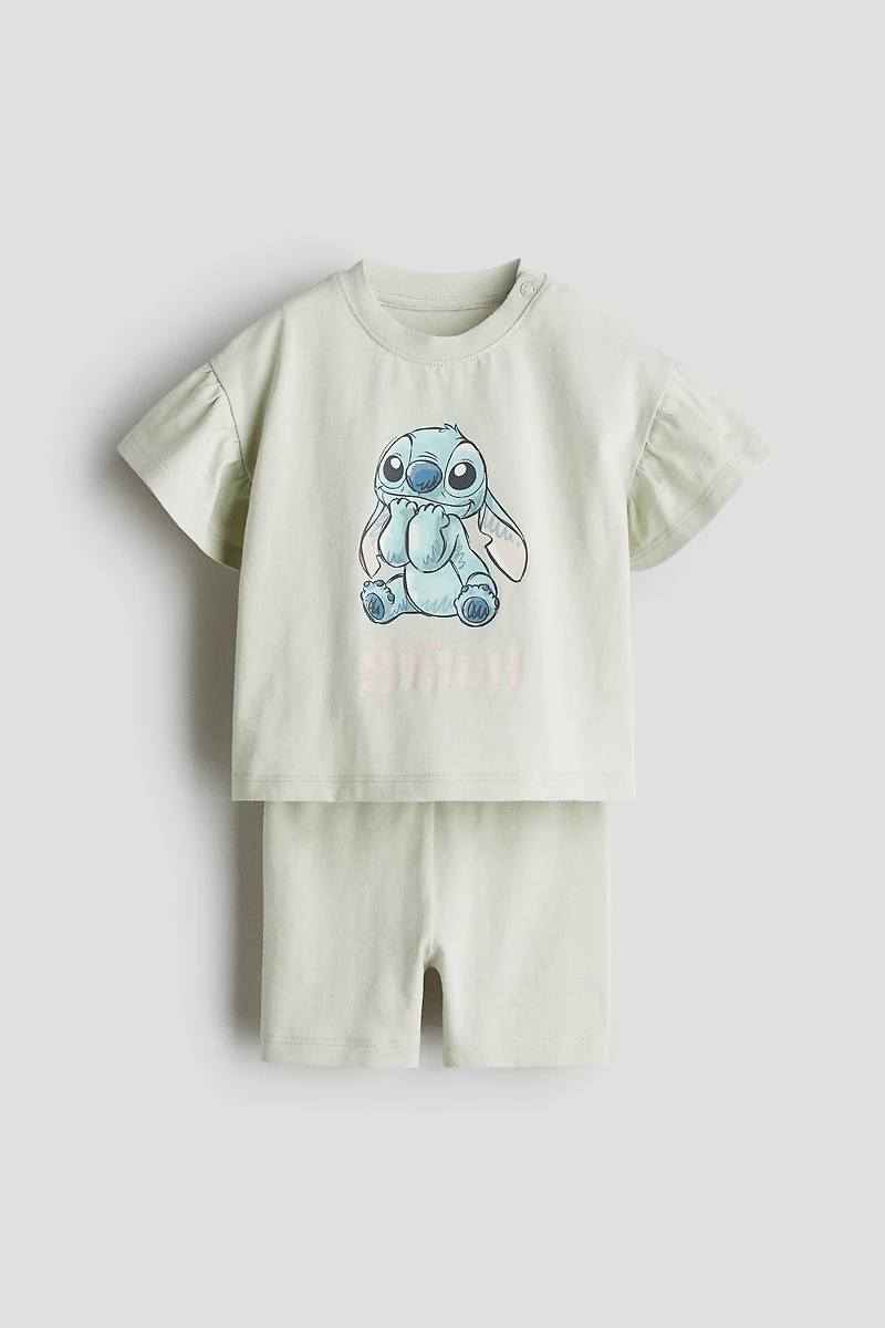 2-Piece Printed Cotton Set
