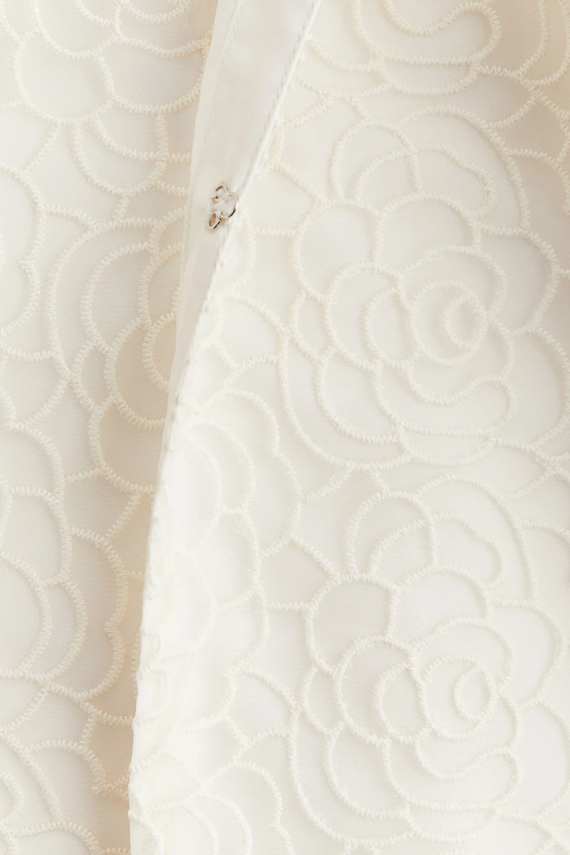 Balloon-Sleeved Blouse