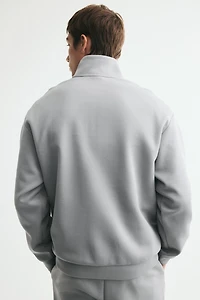 Relaxed-Fit Half-Zip Sweatshirt