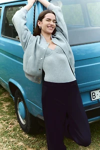 Wide-leg Dress Pants
