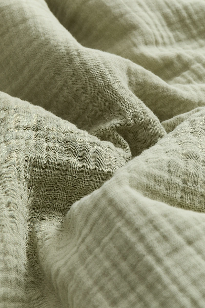Muslin Crib Duvet Cover Set