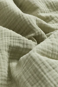 Muslin Crib Duvet Cover Set