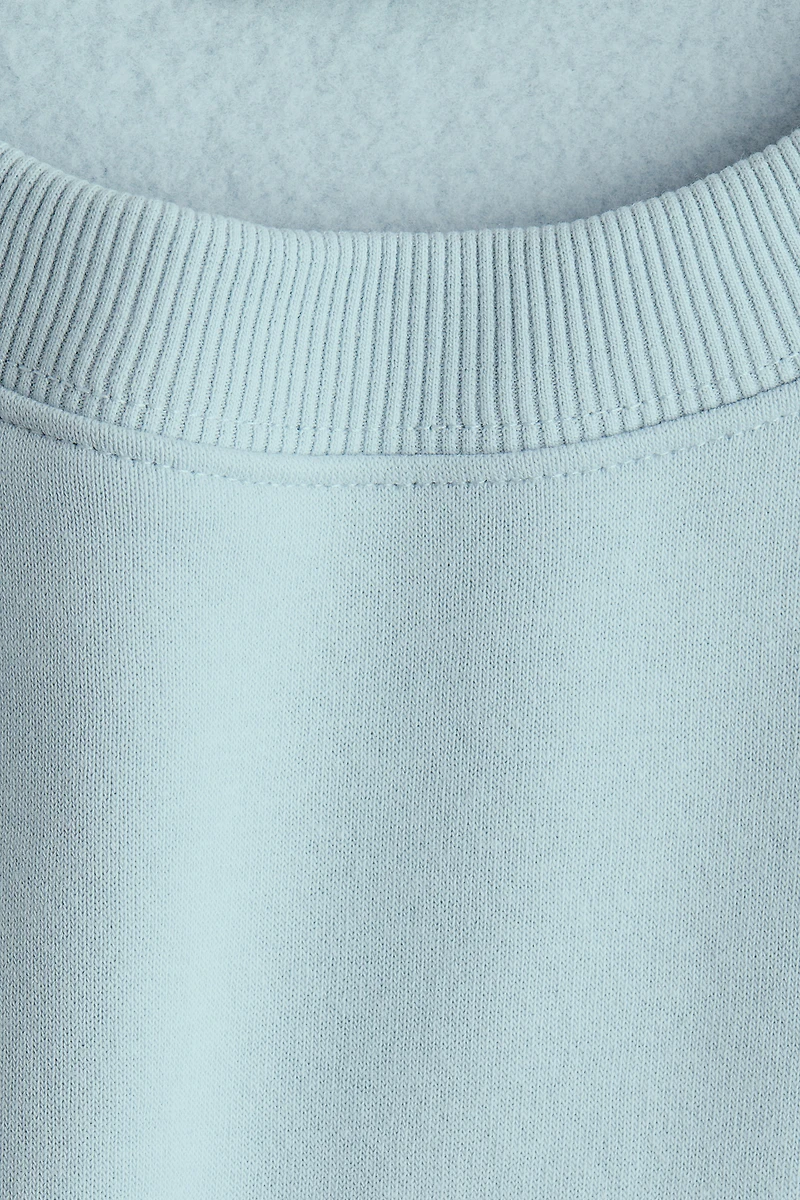 Sweatshirt with Text Motif