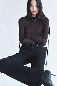 Jean à jambes droites