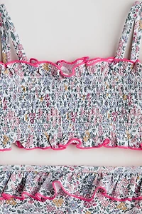 Ruffle-Trimmed Two-Piece Swimsuit