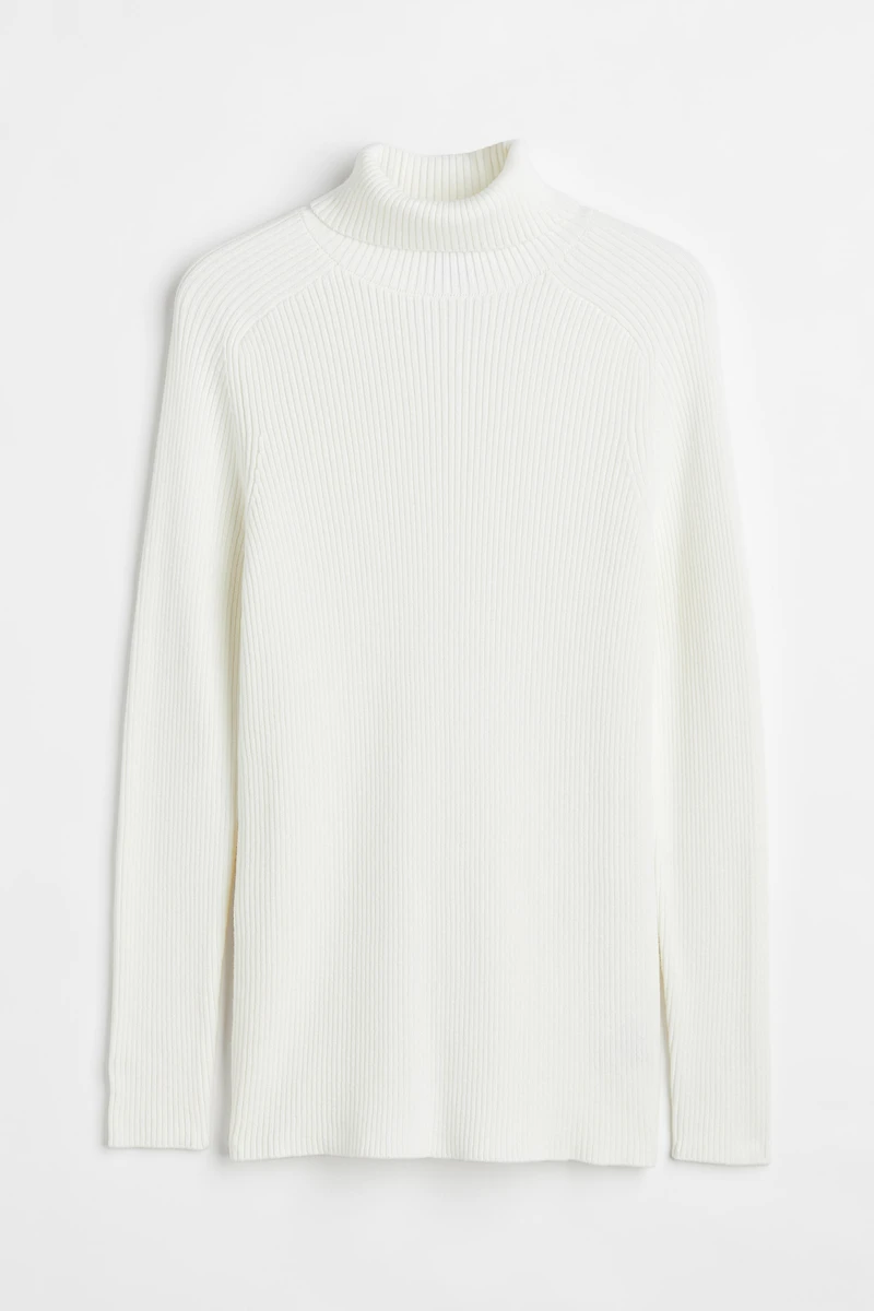 Muscle Fit Turtleneck Sweater