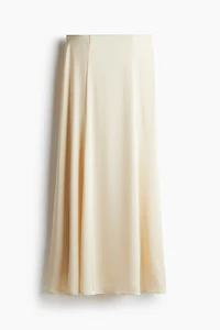 Jupe maxi en satin