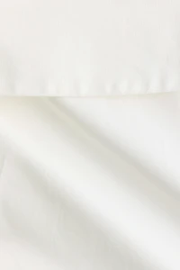 Jupe à volant en popeline