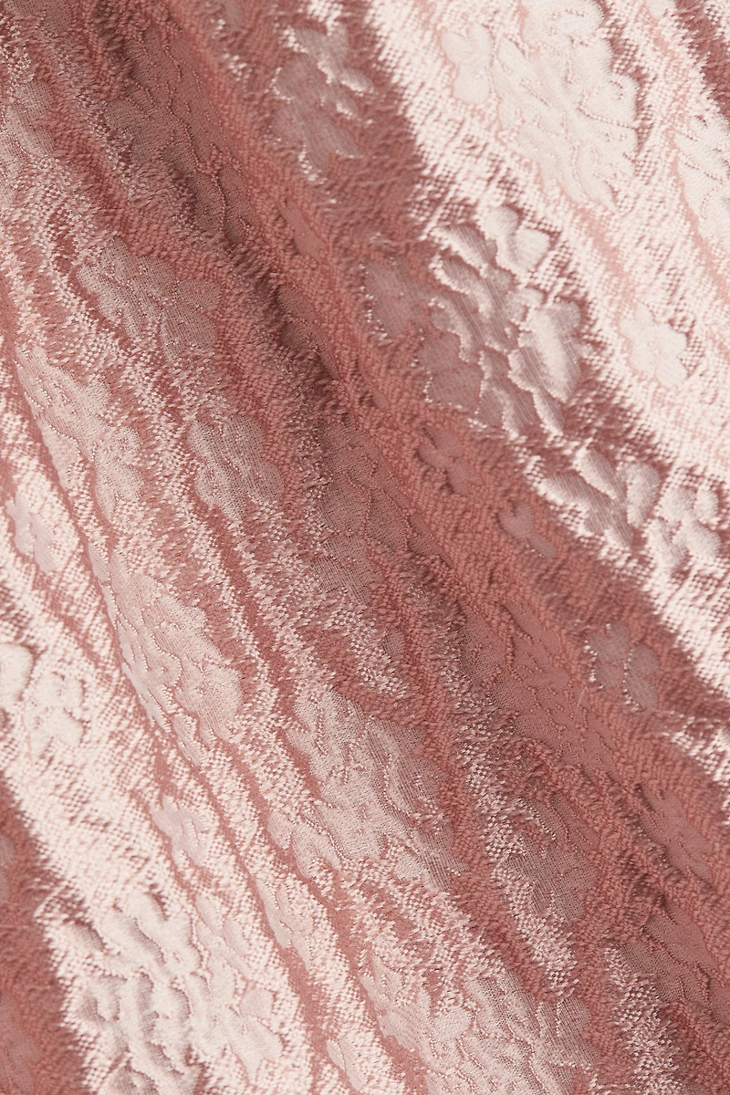 Jacquard-Weave Strappy Dress