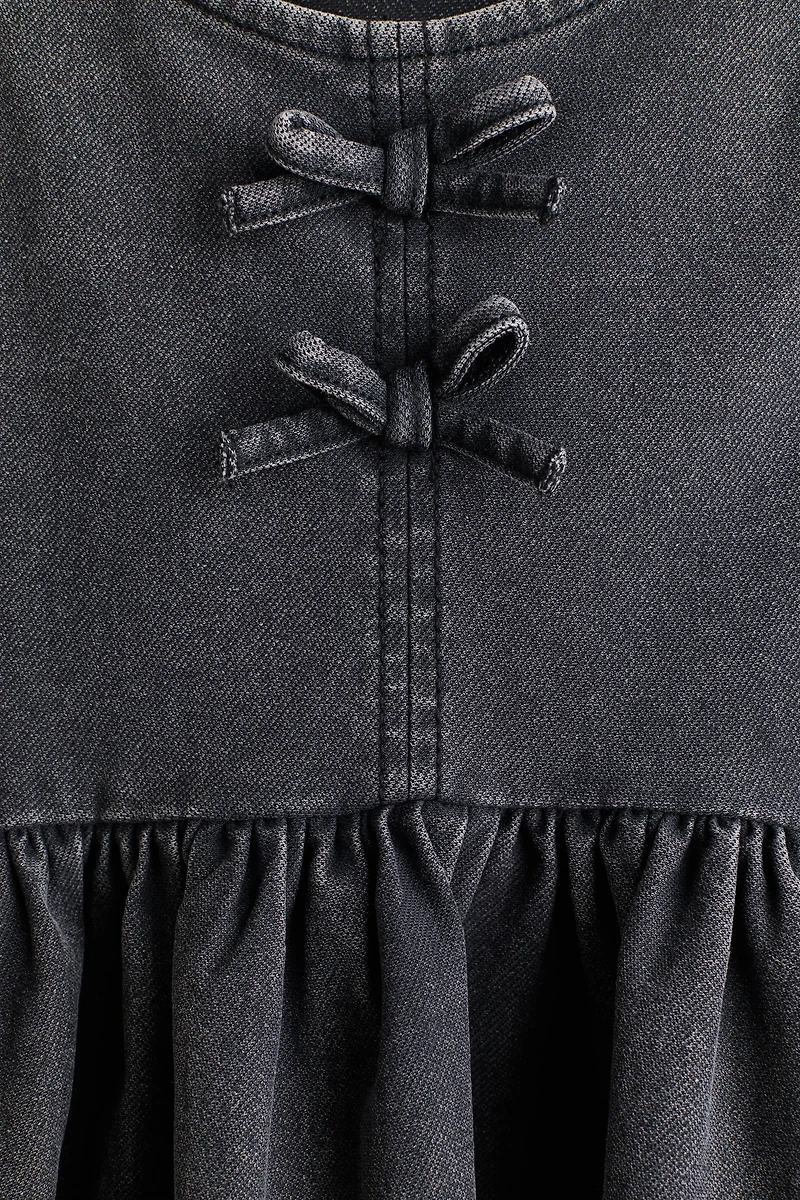Denim-Look Dress