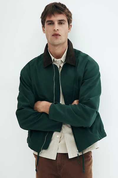 Cotton Blouson Jacket