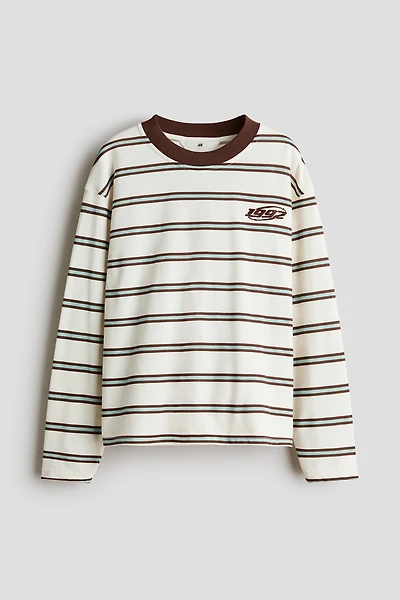 Long-Sleeved Cotton T-Shirt