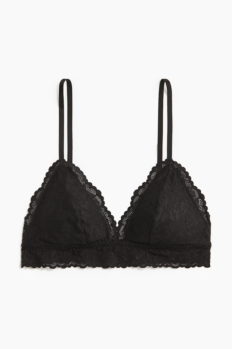 Padded Soft-Cup Lace Bra