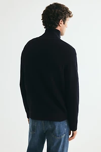 Regular-Fit Half-Zip Sweater