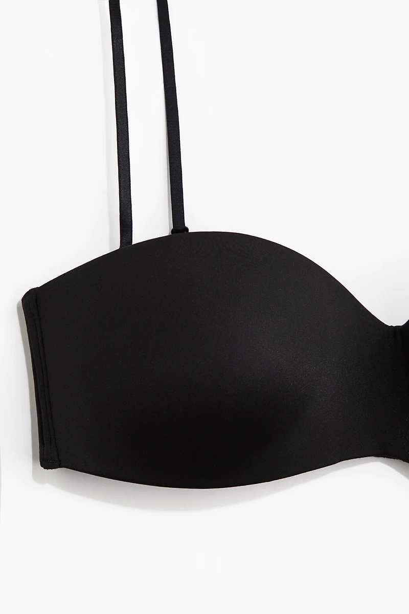 Padded Microfiber Bandeau Bra