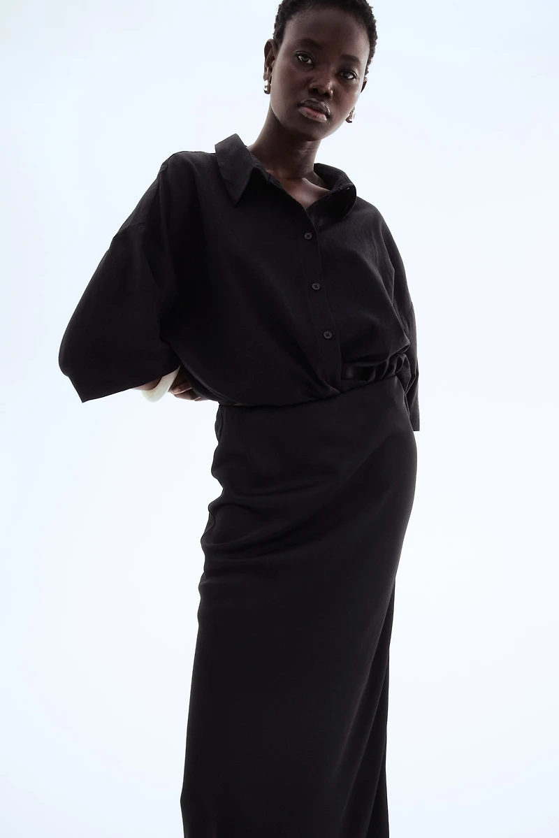 Satin Slip Skirt