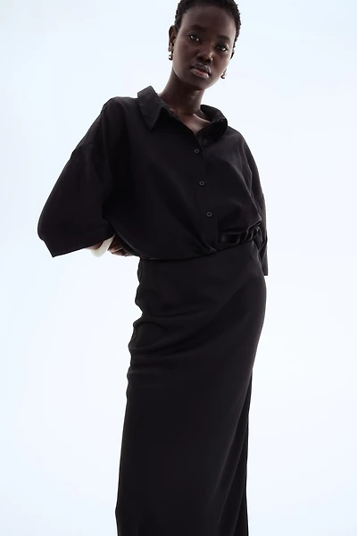 Satin Slip Skirt