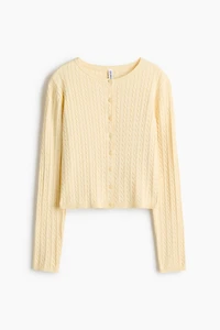 Cable-Knit Cardigan