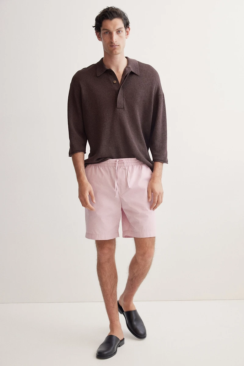 Regular-Fit Canvas Shorts