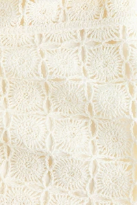 Crochet-Look Shorts