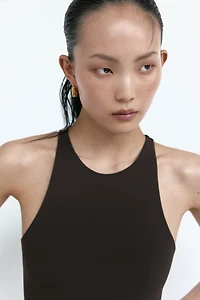 Sleeveless Thong Bodysuit