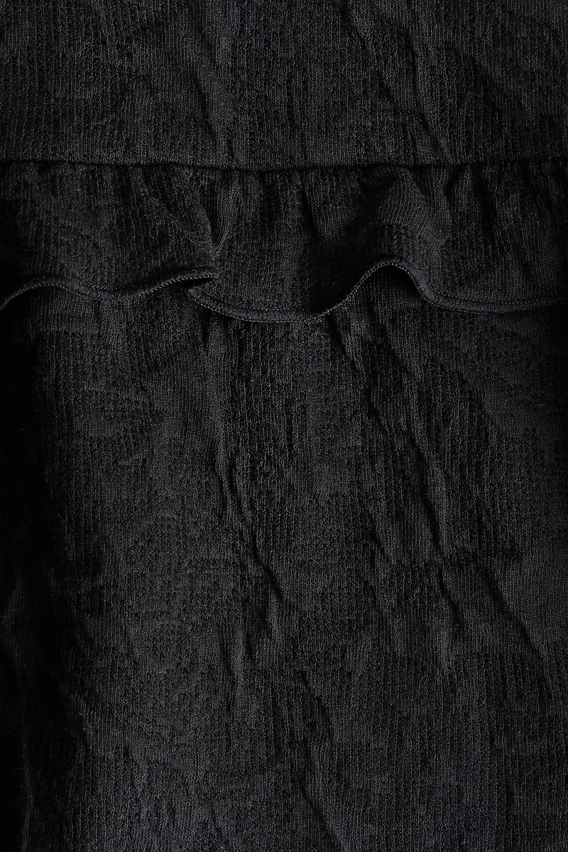 Jacquard Jersey Blouse