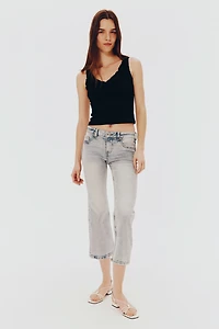 Crinkled Jersey Sleeveless Top