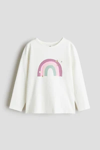 Printed Jersey Top