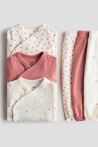 6-piece Bodysuit and Pants Set