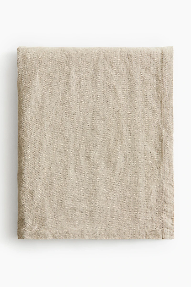 Linen-blend Tablecloth