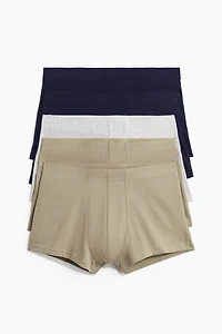 Lot de 5 caleçons boxeurs courts en coton