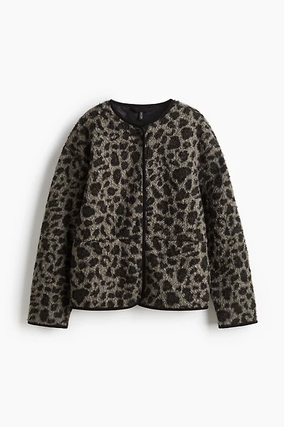 Veste à motif en polar