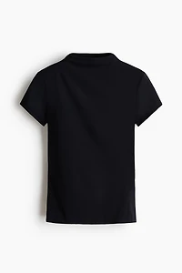 Stand-Up Collar Ponte Top