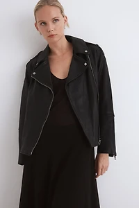 Leather Biker Jacket