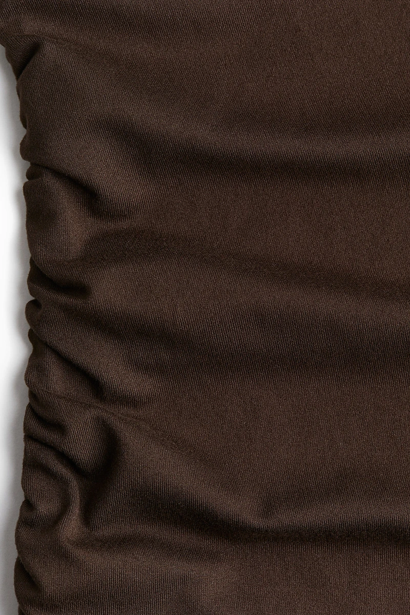 Twist-Detail One-Shoulder Dress
