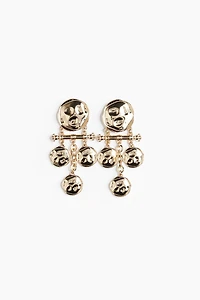 Disc-Pendant Earrings