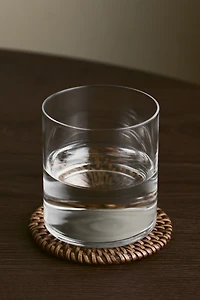 Lot de 4 sous-verres en rotin