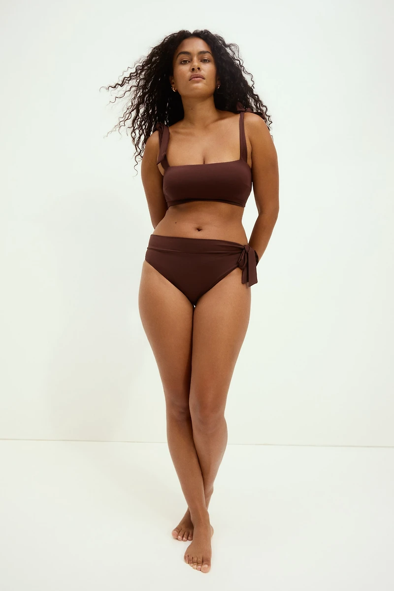 Padded Tie-Strap Bikini Top