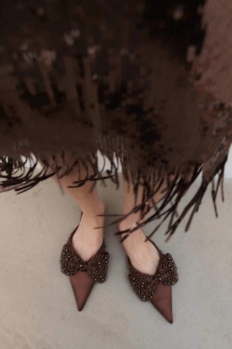 Embellished Mules
