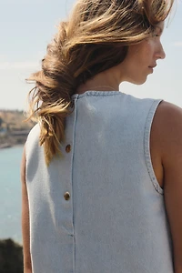 Denim Shift Dress