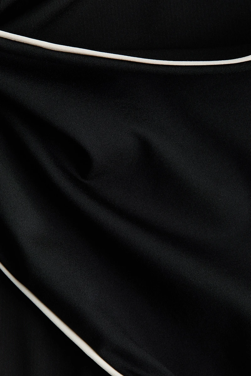 Costume de bain bandeau coussiné échancré