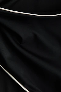 Costume de bain bandeau coussiné échancré