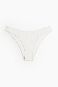 Culotte de bikini échancrée