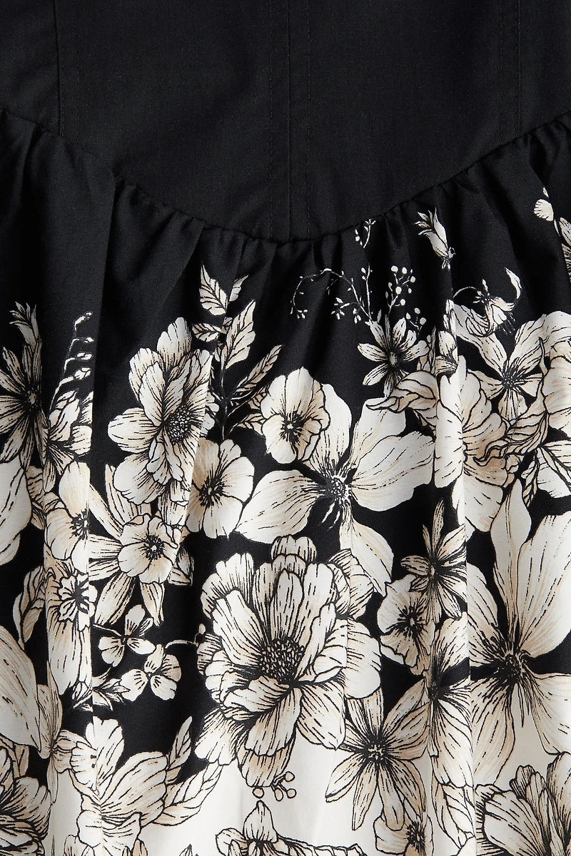 Dress with Flared Skirt