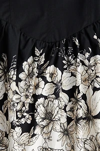 Dress with Flared Skirt