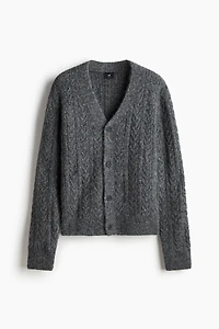 Loose-Fit Wool-Blend Cardigan