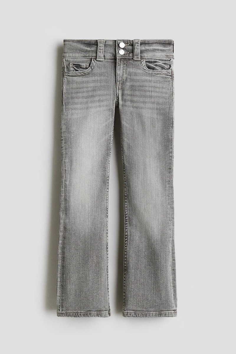 Bootcut Leg Low Jeans