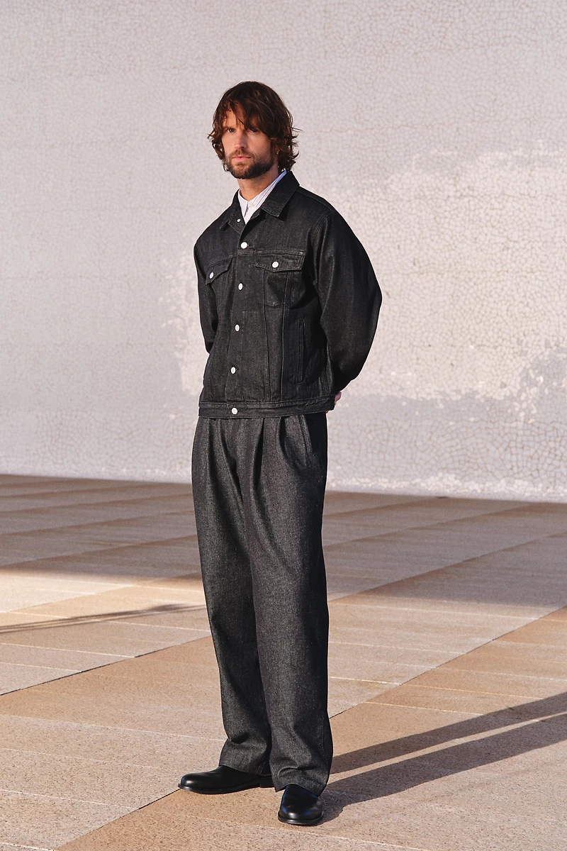 Relaxed-Fit Denim Pants