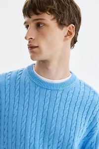 Chandail classique en tricot torsadé