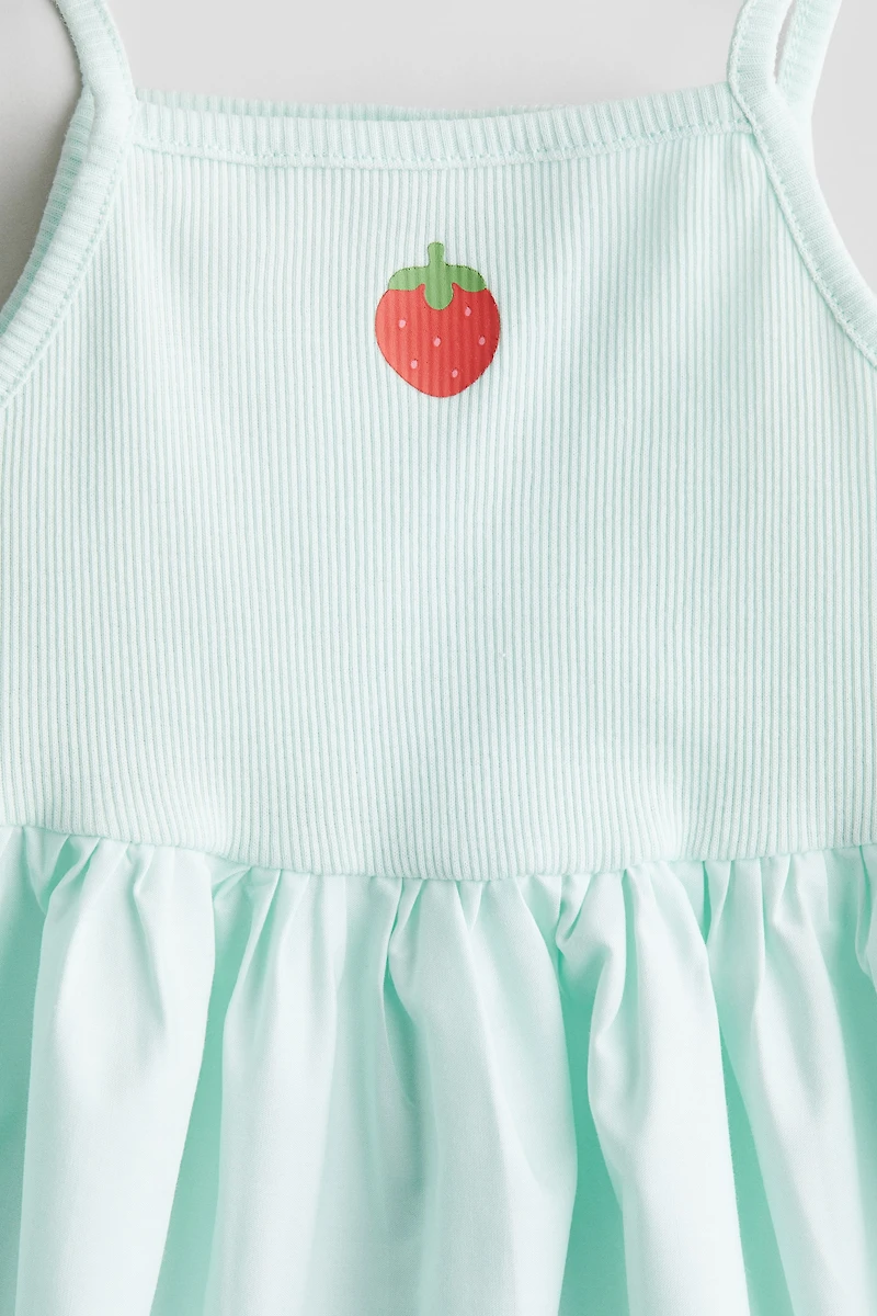 Printed-Detail Dress